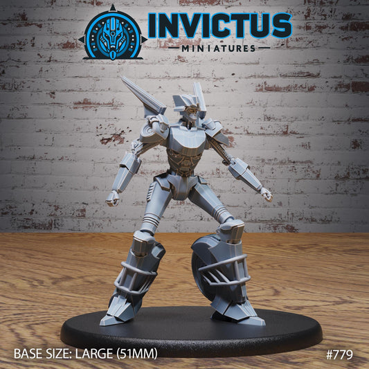 Bike Robot (2 Variants Available) - Invictus Miniatures