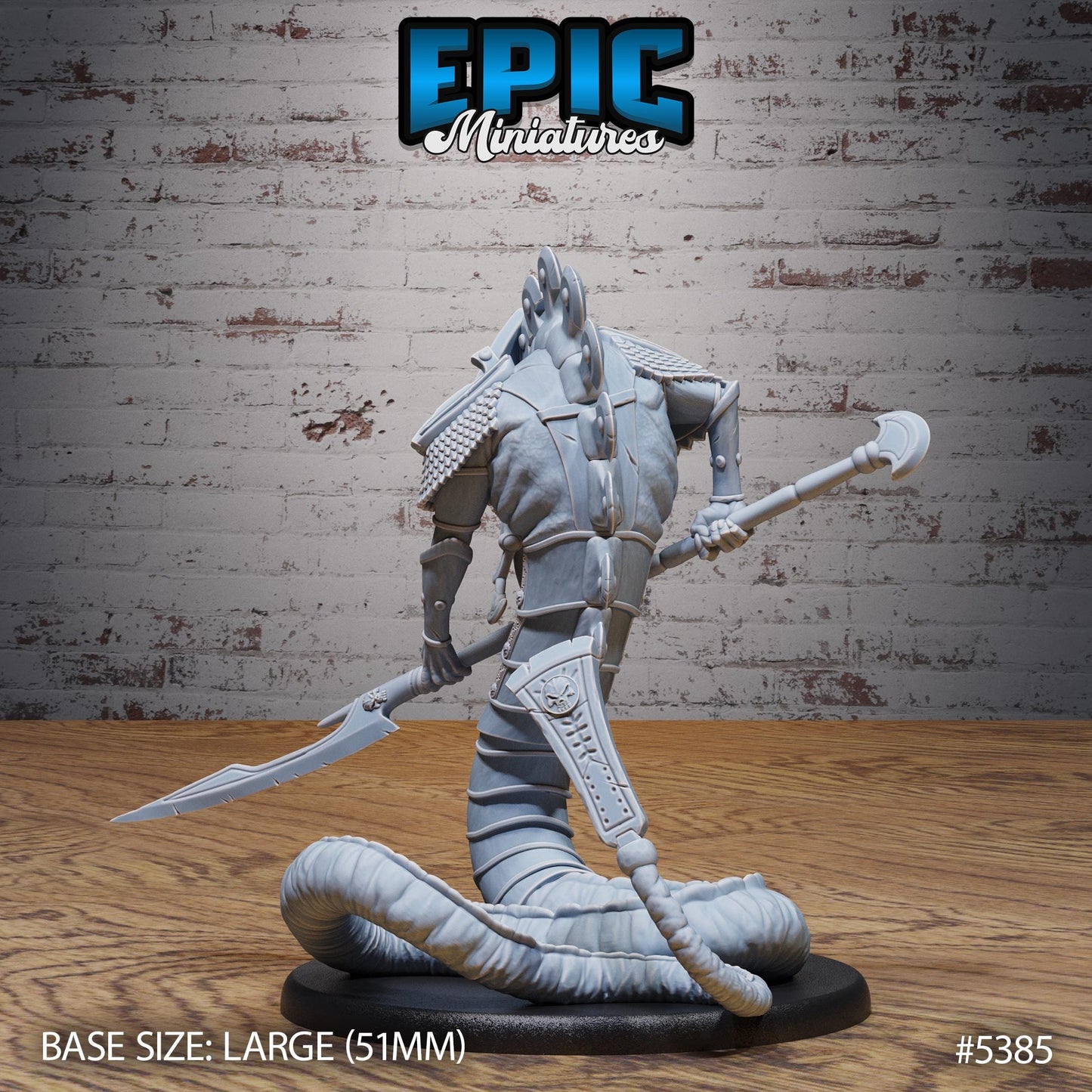 Death Serpent, Undead Naga (3 Variants Available) - Epic Miniatures