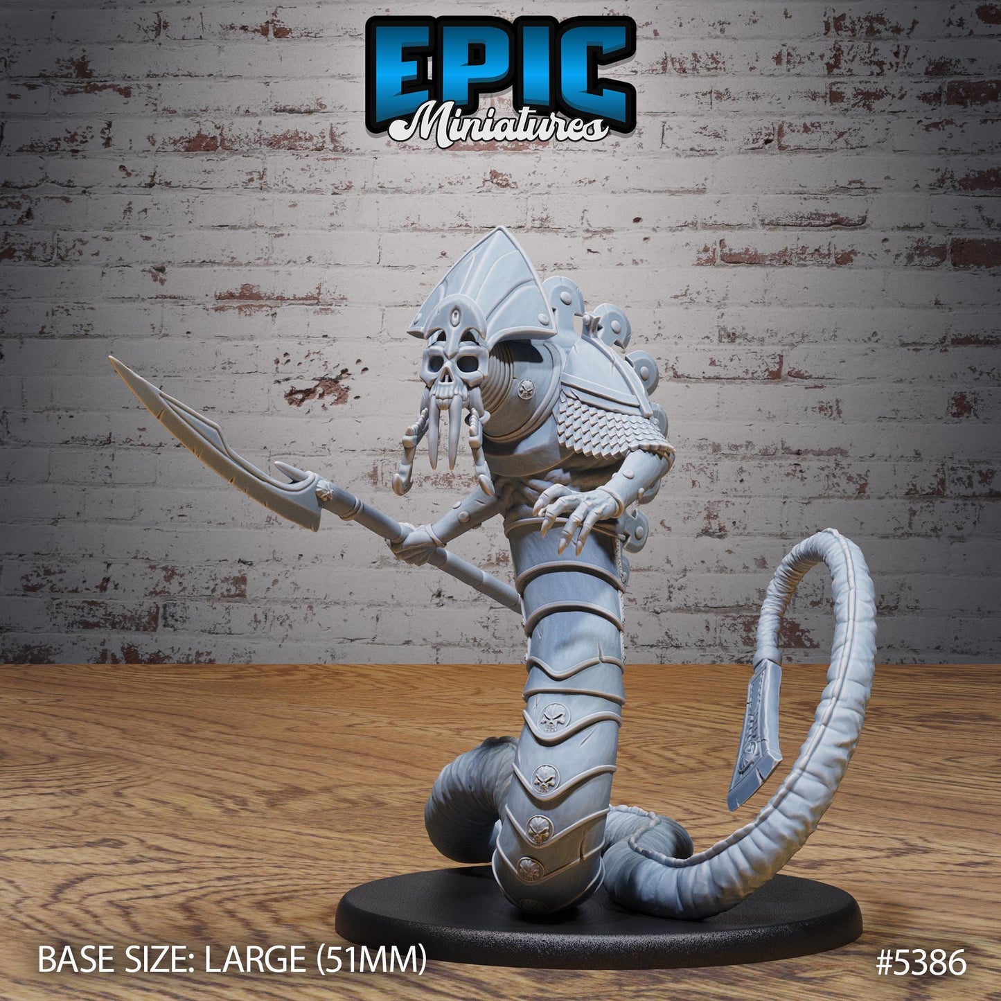 Death Serpent, Undead Naga (3 Variants Available) - Epic Miniatures