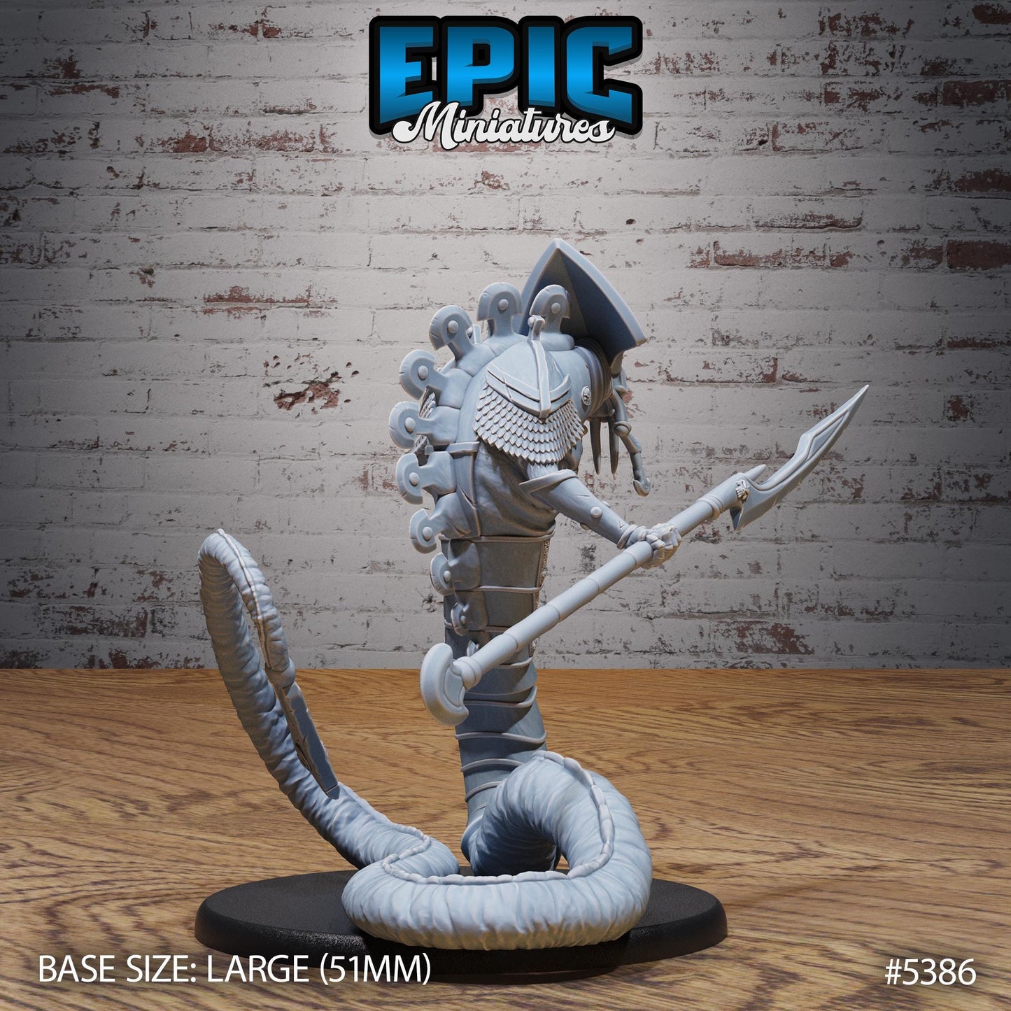 Death Serpent, Undead Naga (3 Variants Available) - Epic Miniatures