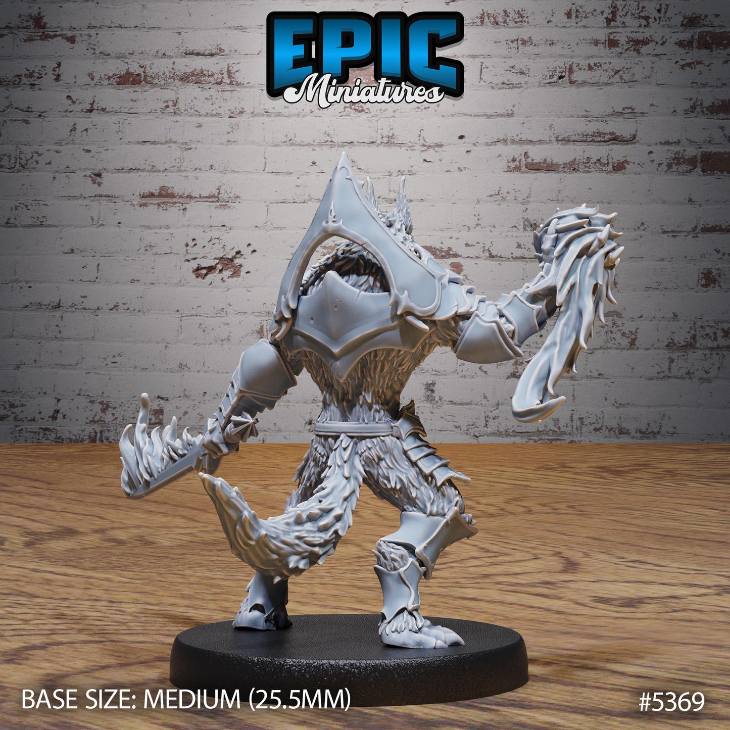 Werewolf Warrior (4 Variants Available) - Epic Miniatures