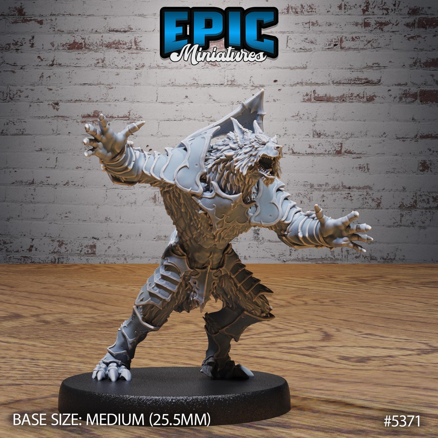 Werewolf Warrior (4 Variants Available) - Epic Miniatures