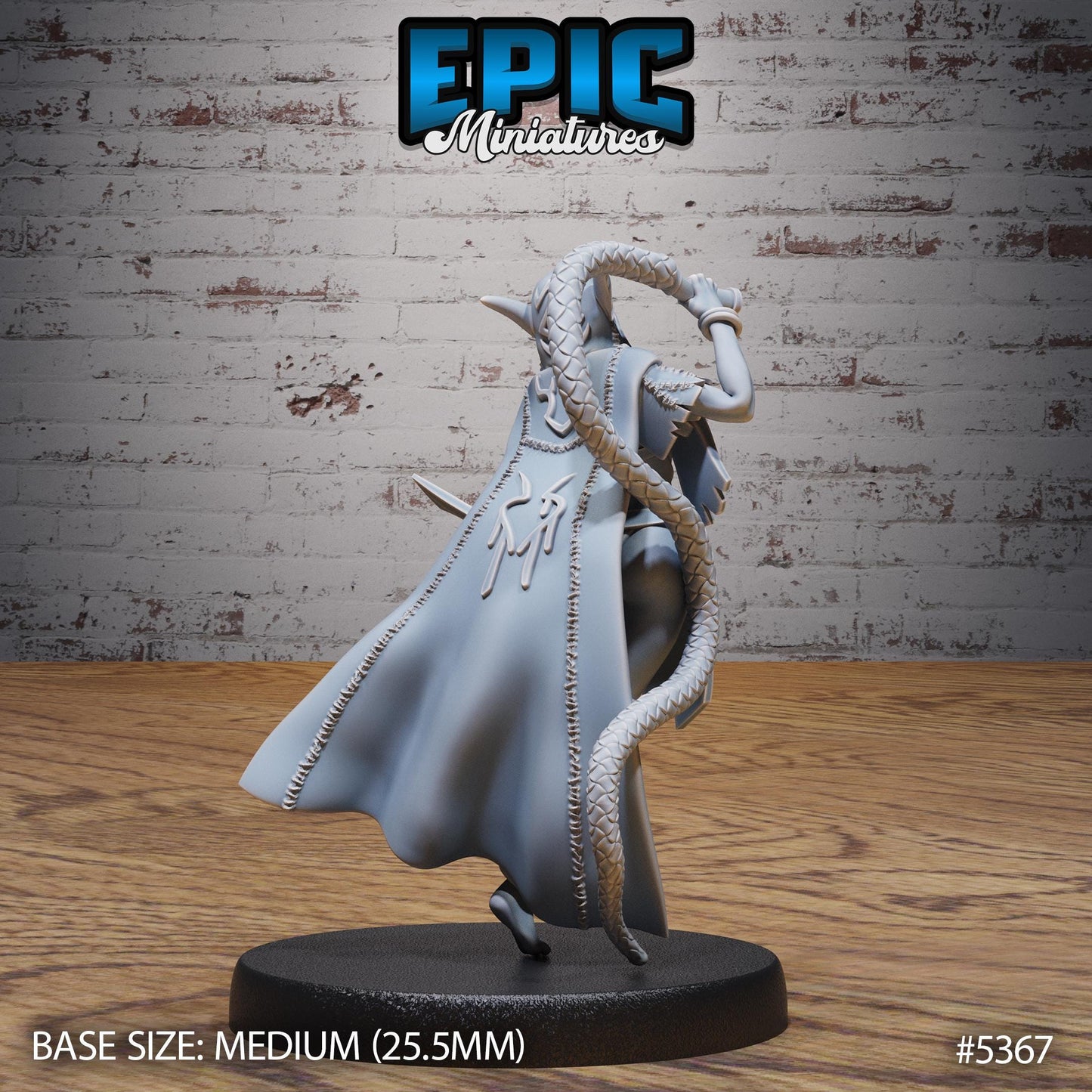 Elven Vampire Lady - Whip (2 Variants Available) - Epic Miniatures