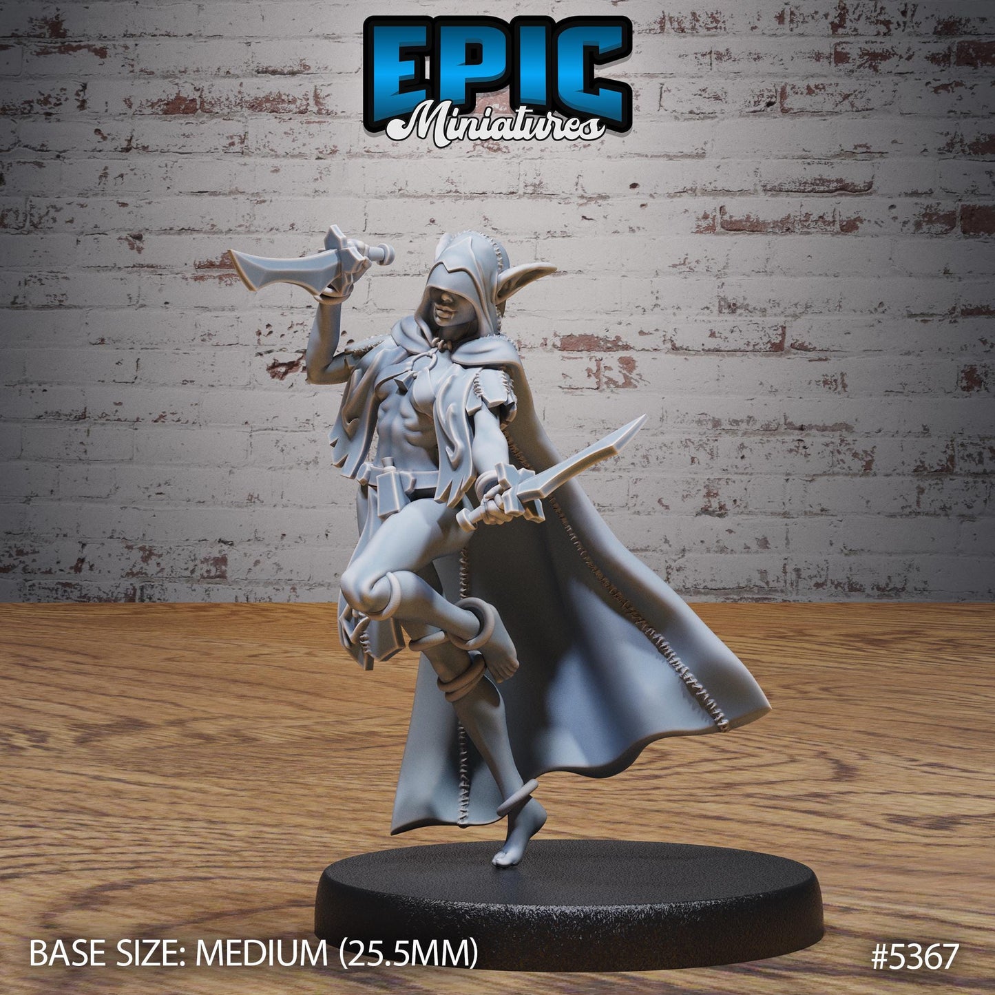 Elven Vampire Lady (3 Variants Available) - Epic Miniatures