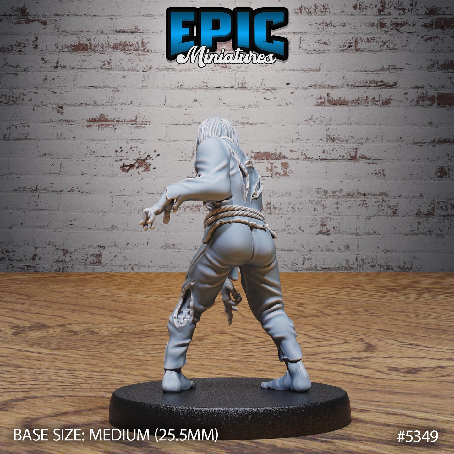 Zombie Villagers, Set 1 (4 Variants Available) - Epic Miniatures