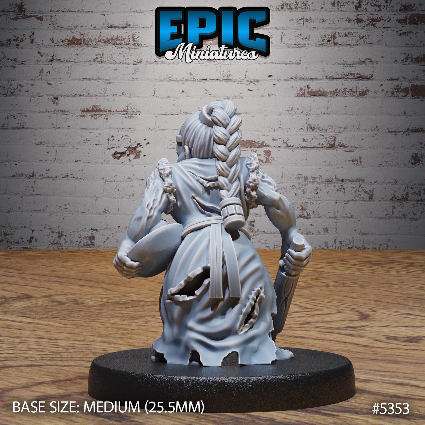 Zombie Villagers, Set 2 (4 Variants Available) - Epic Miniatures