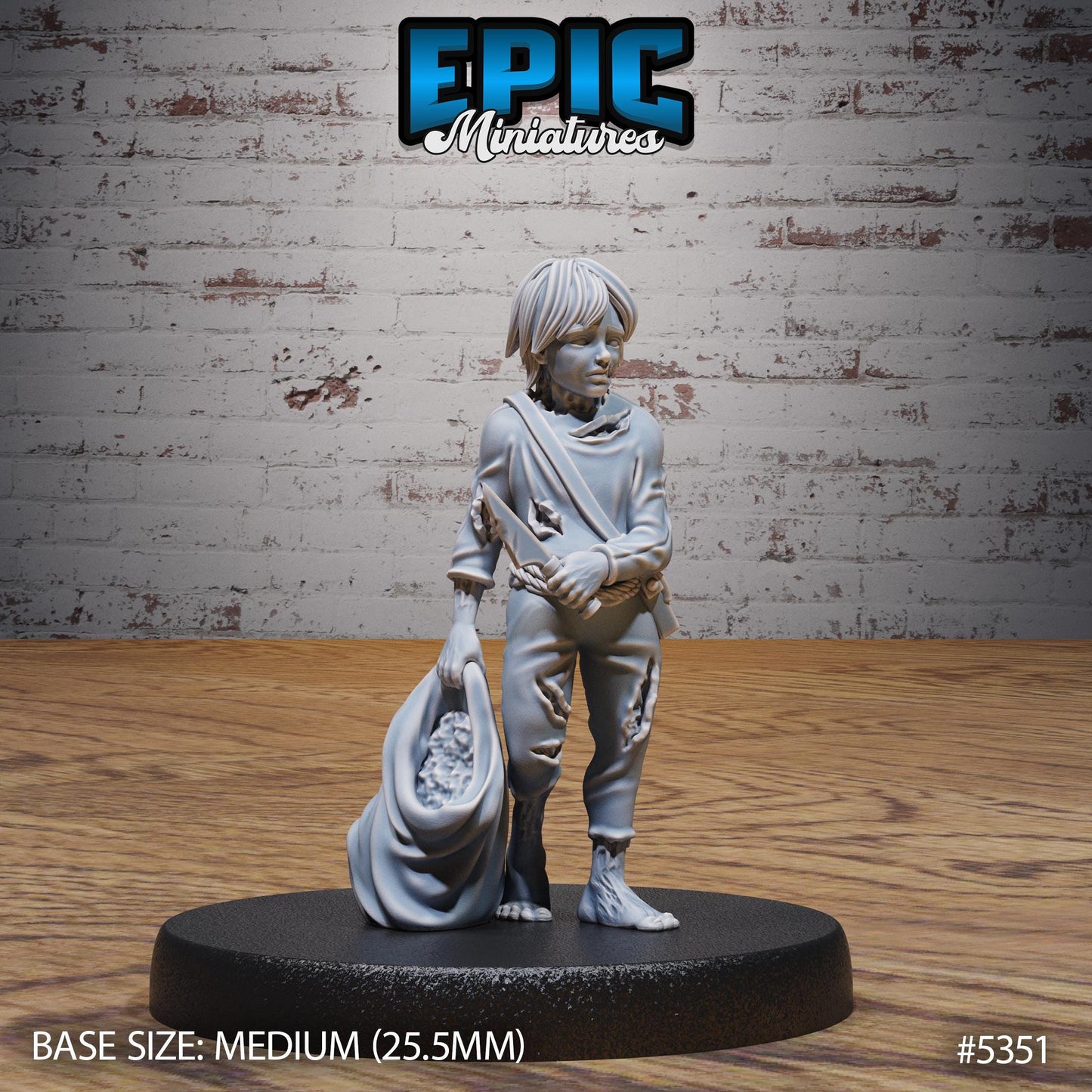 Zombie Villagers, Set 1 (4 Variants Available) - Epic Miniatures