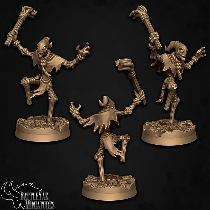 Candlejacks, Scarecrow Pack (6 Variants Available) - Battle Yak