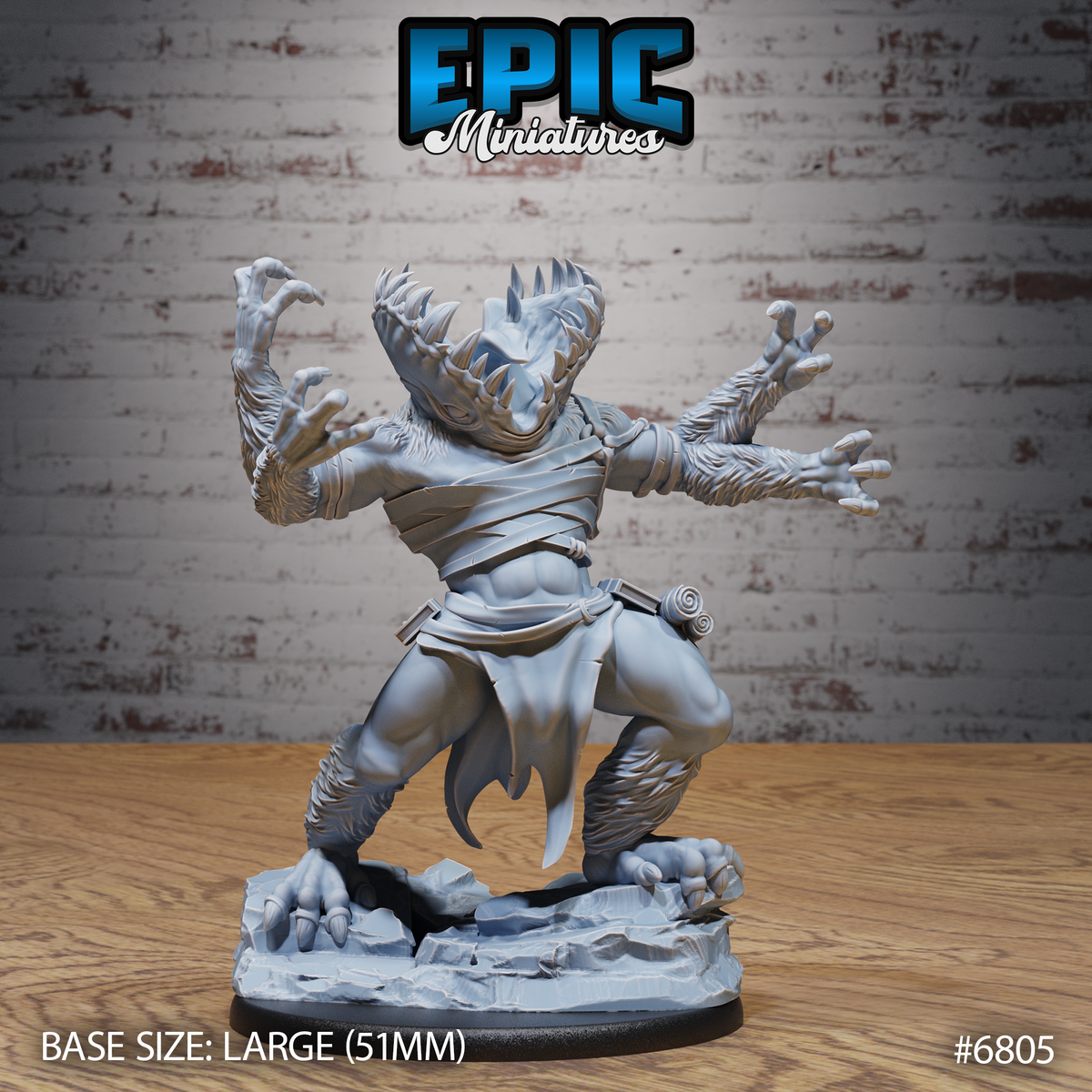 Gug Abomination, Split-Headed Cthulhu Mythos Horror (4 Variants Available) - Epic Miniatures