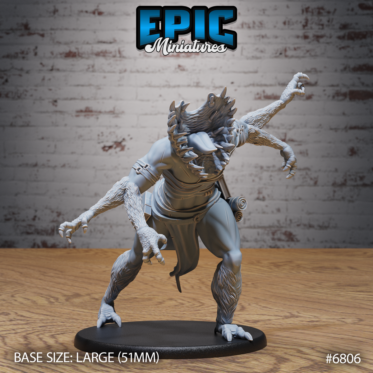 Gug Abomination, Split-Headed Cthulhu Mythos Horror (4 Variants Available) - Epic Miniatures