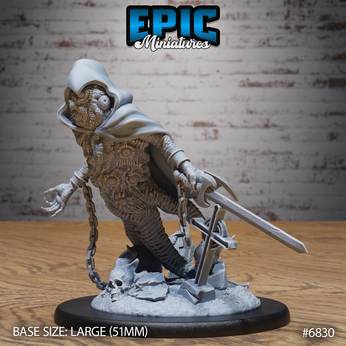 Shoggoth Knight, Caped Eldritch Horror (3 Variants Available) - Epic Miniatures