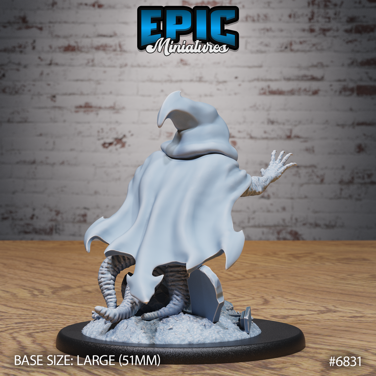 Shoggoth Knight, Caped Eldritch Horror (3 Variants Available) - Epic Miniatures