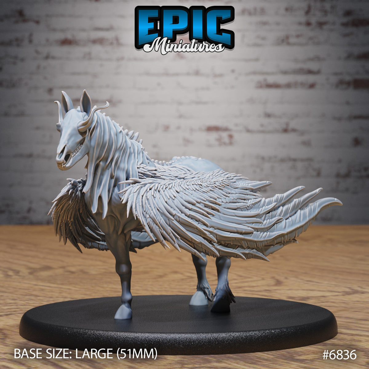Helhest, Infernal Three-Legged Horse (5 Variants Available) - Epic Miniatures