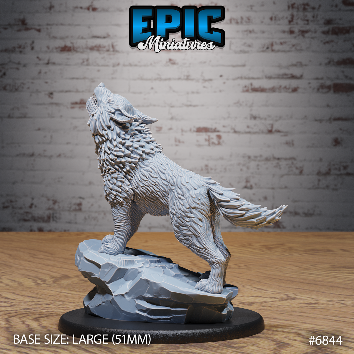 Dire Wolf (3 Variants Available) - Epic Miniatures