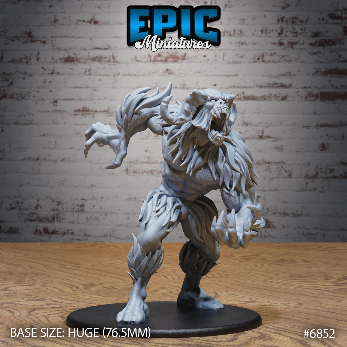 Abominable Yeti (3 Variants Available) - Epic Miniatures