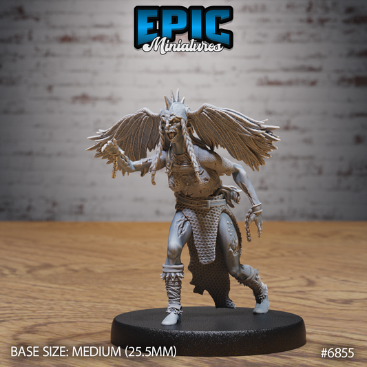 Hel Valkyre, Undead Valkyrie (3 Variants Available) - Epic Miniatures