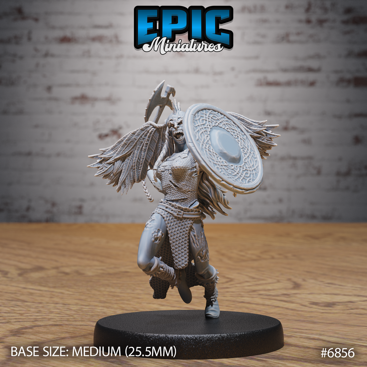 Hel Valkyre, Undead Valkyrie (3 Variants Available) - Epic Miniatures