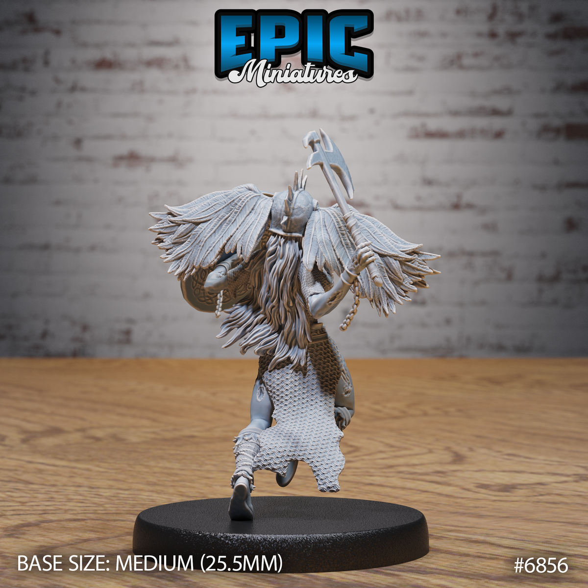 Hel Valkyre, Undead Valkyrie (3 Variants Available) - Epic Miniatures