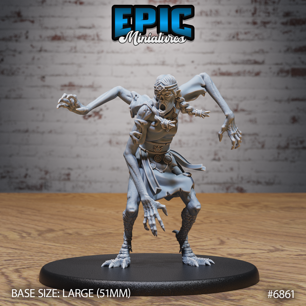 Norse Volva, 3 Armed Witch (3 Variants Available) - Epic Miniatures