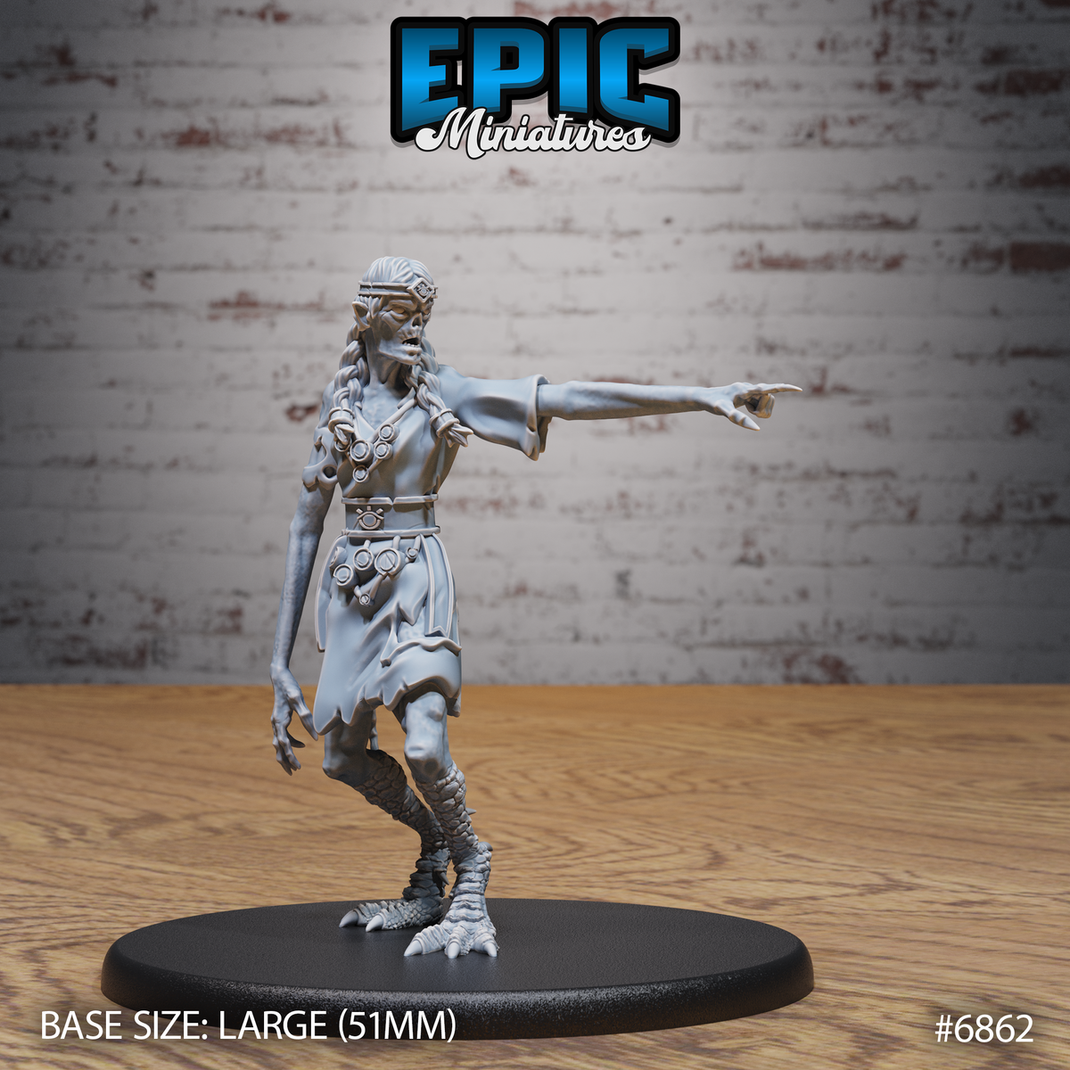 Norse Volva, 3 Armed Witch (3 Variants Available) - Epic Miniatures