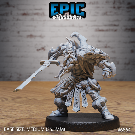 Viking Barbarian (3 Variants Available) - Epic Miniatures