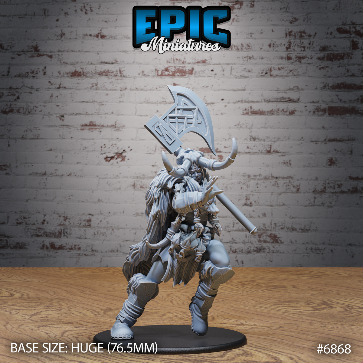 Frost Giantess, Set 2 (3 Variants Available) - Epic Miniatures