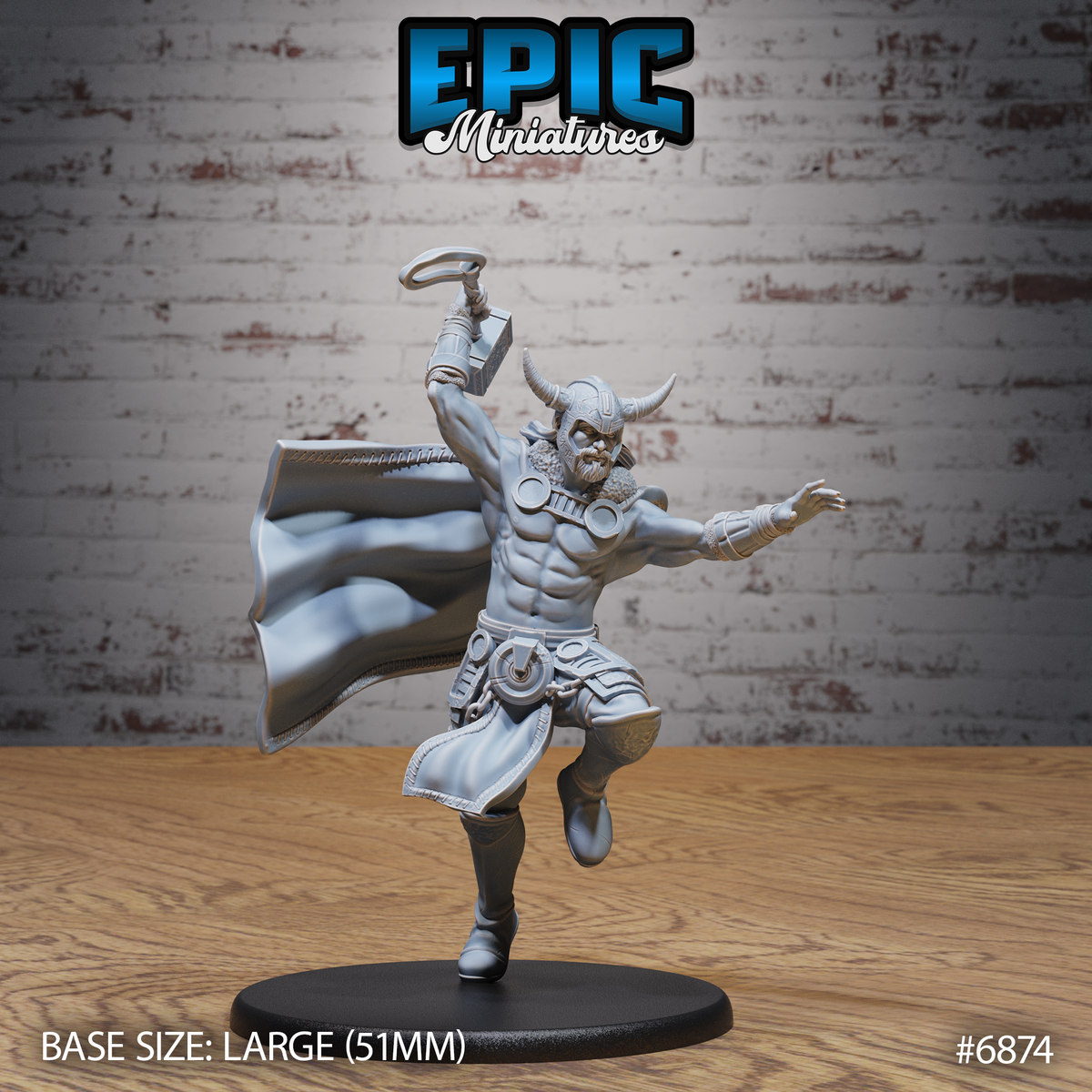 Thor Avatar, Set 2 (3 Variants Available) - Epic Miniatures