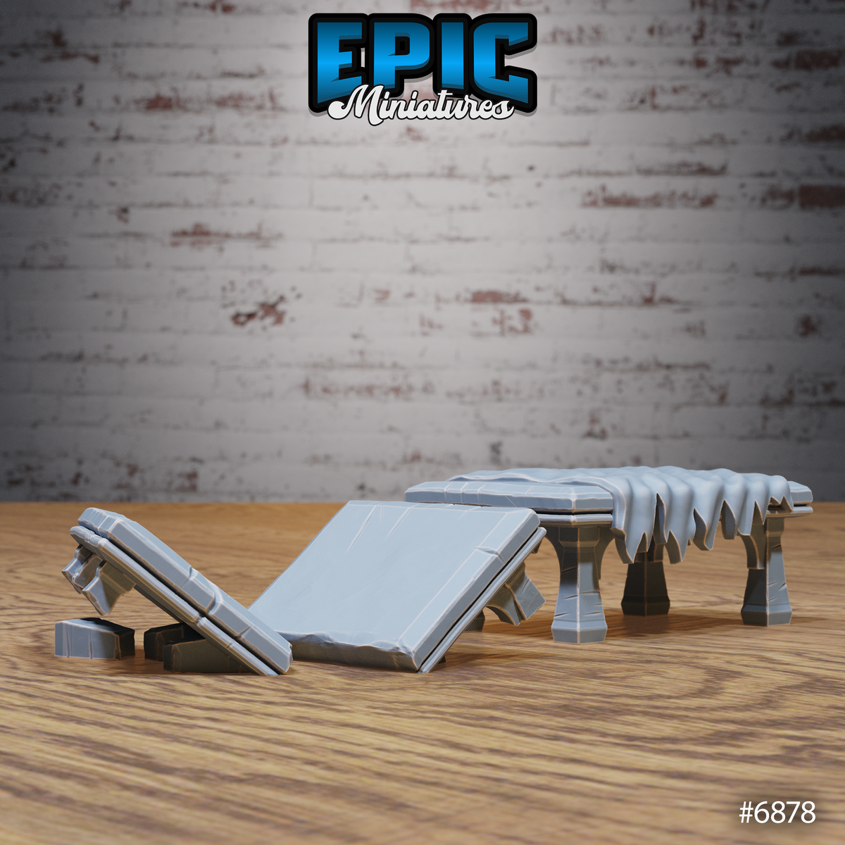 Knight's Honour, Castle Scatter Set - Chairs, Bookcases and Tables (7 Variants Available) - Epic Miniatures