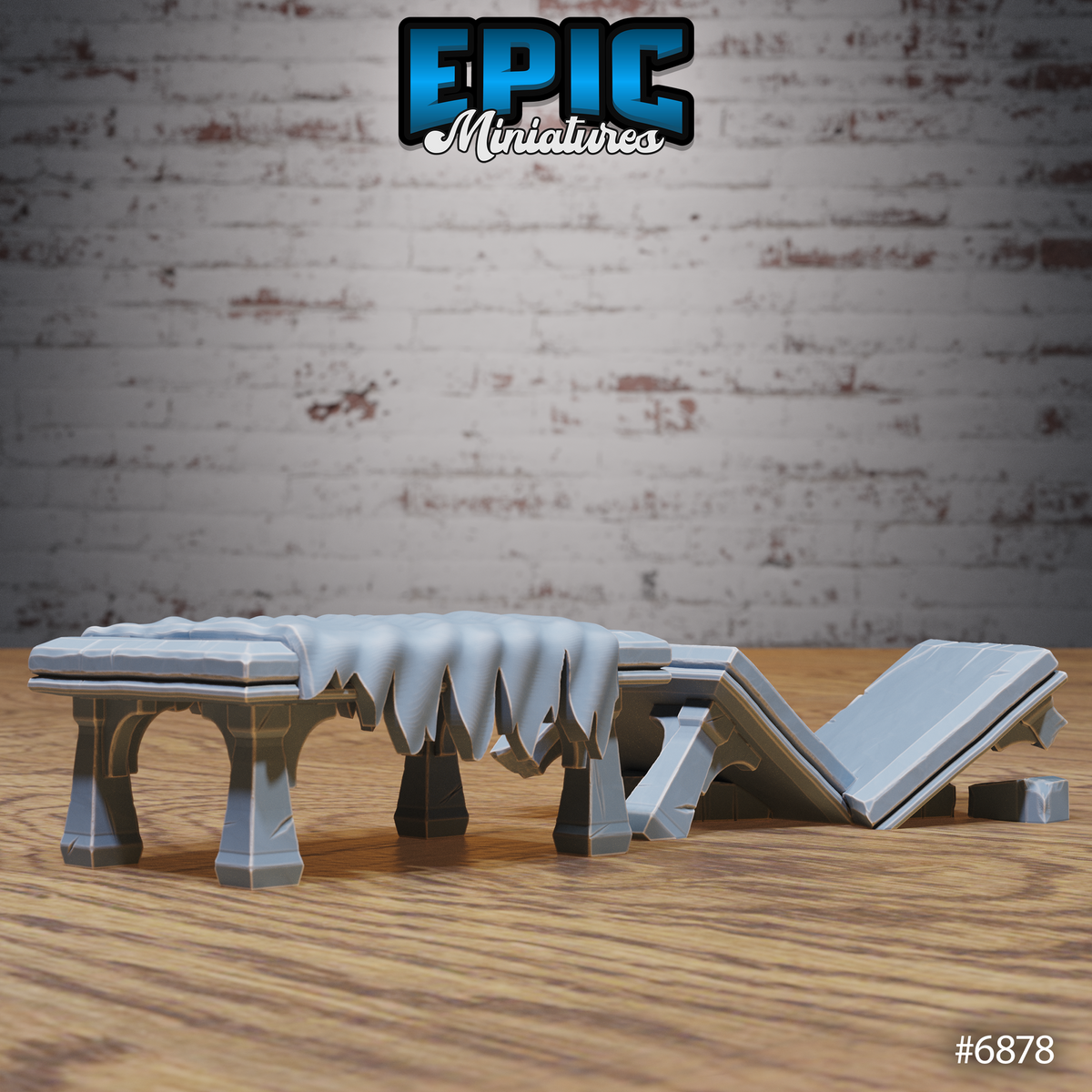 Knight's Honour, Castle Scatter Set - Chairs, Bookcases and Tables (7 Variants Available) - Epic Miniatures
