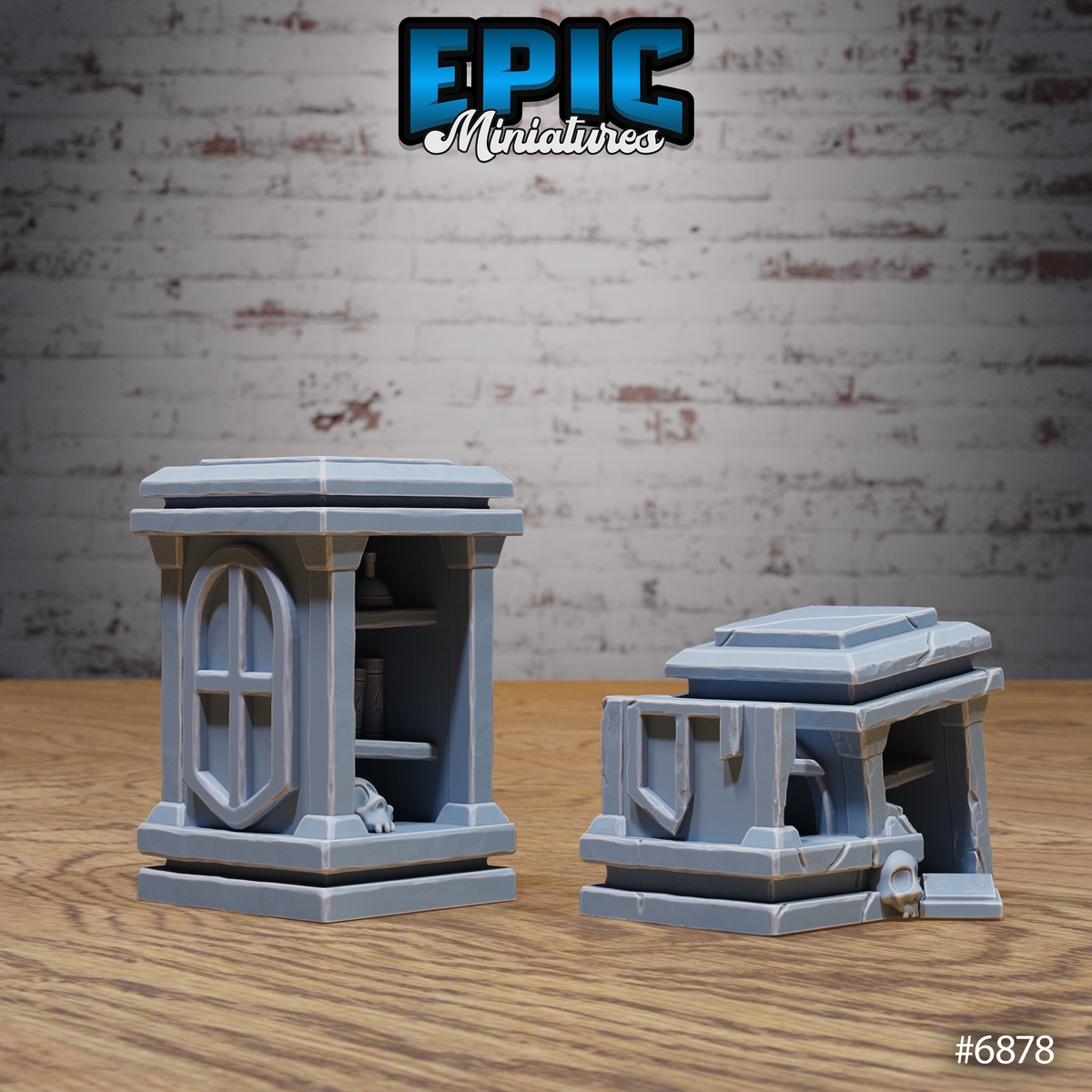 Knight's Honour, Castle Scatter Set - Chairs, Bookcases and Tables (7 Variants Available) - Epic Miniatures