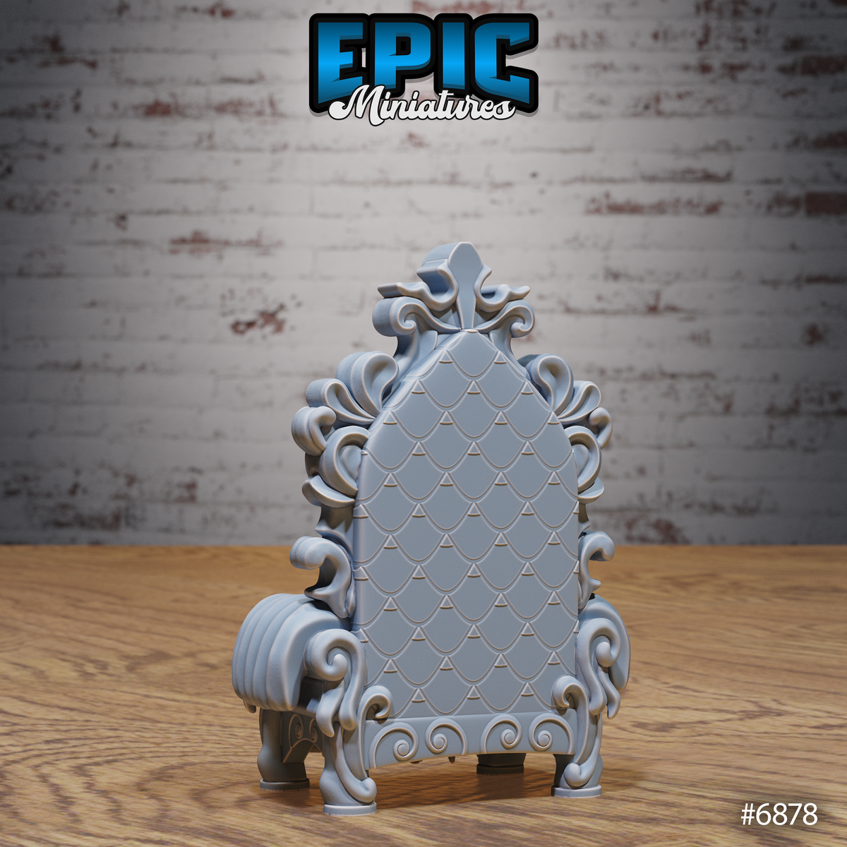 Knight's Honour, Castle Scatter Set - Chairs, Bookcases and Tables (7 Variants Available) - Epic Miniatures
