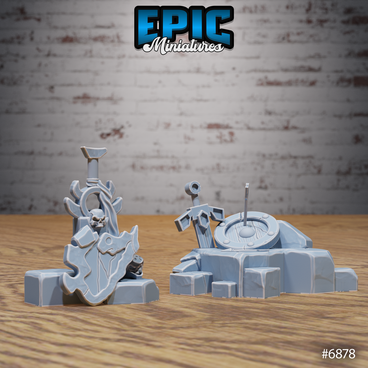 Knight's Honour, Castle Scatter Set - Decorations (5 Variants Available) - Epic Miniatures