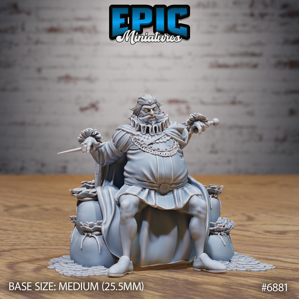 Corrupt King, Set 2 (3 Variants Available) - Epic Miniatures