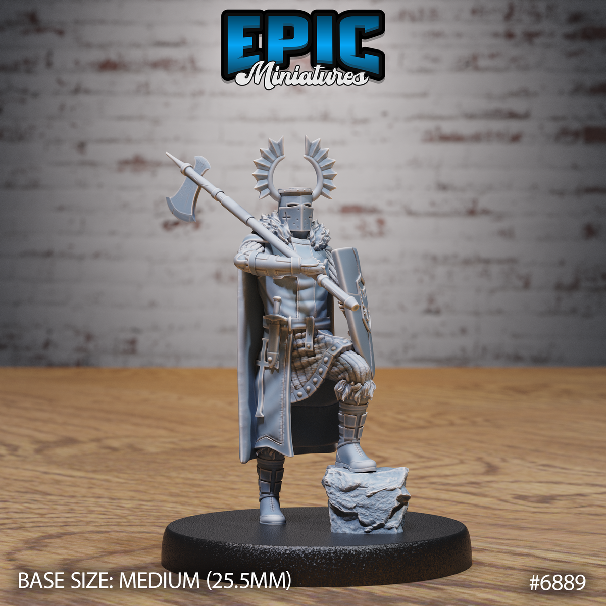 Templar Knight (3 Variants Available) - Epic Miniatures