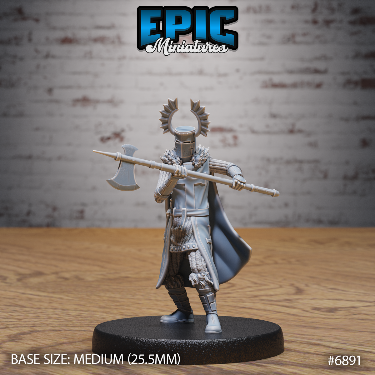 Templar Knight (3 Variants Available) - Epic Miniatures