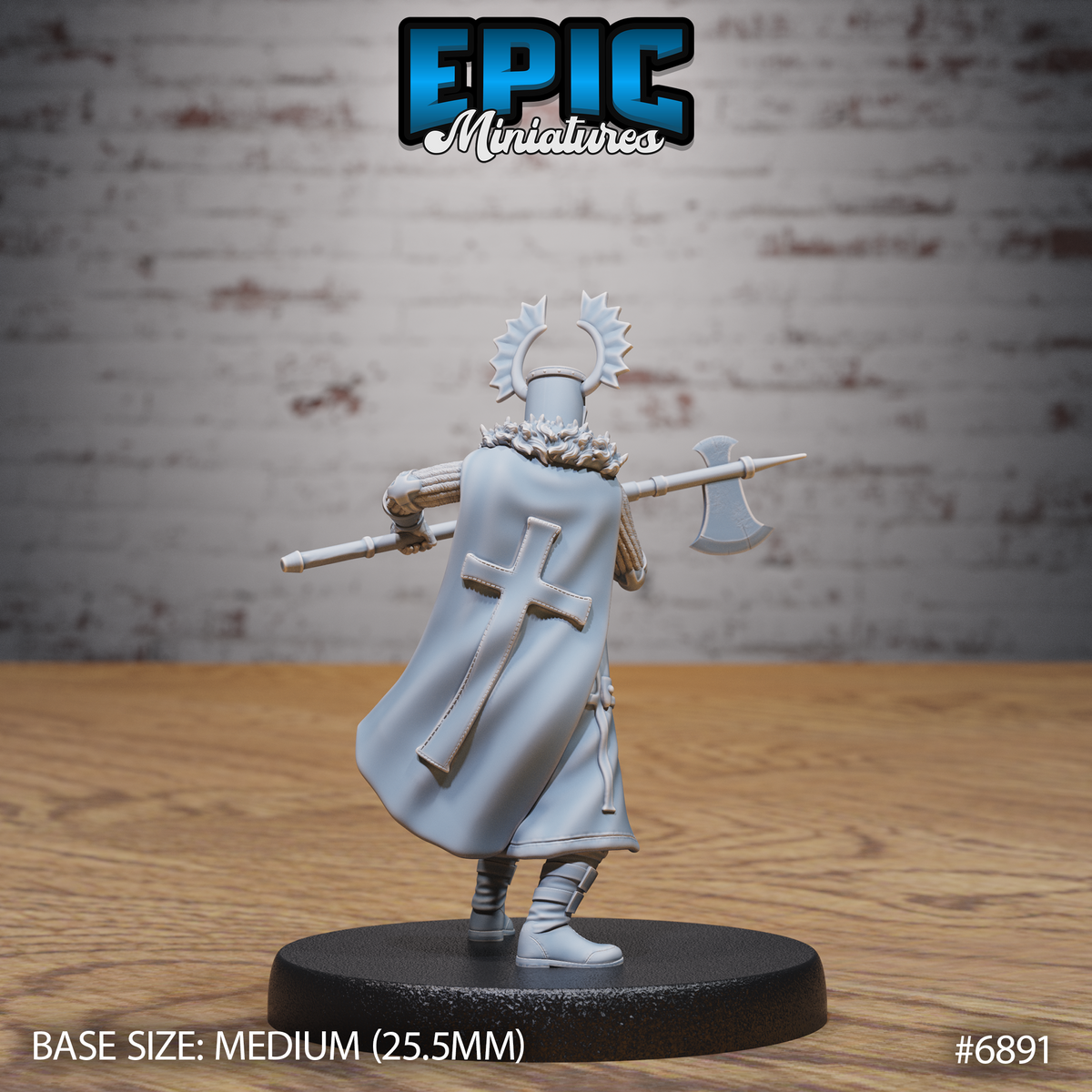 Templar Knight (3 Variants Available) - Epic Miniatures