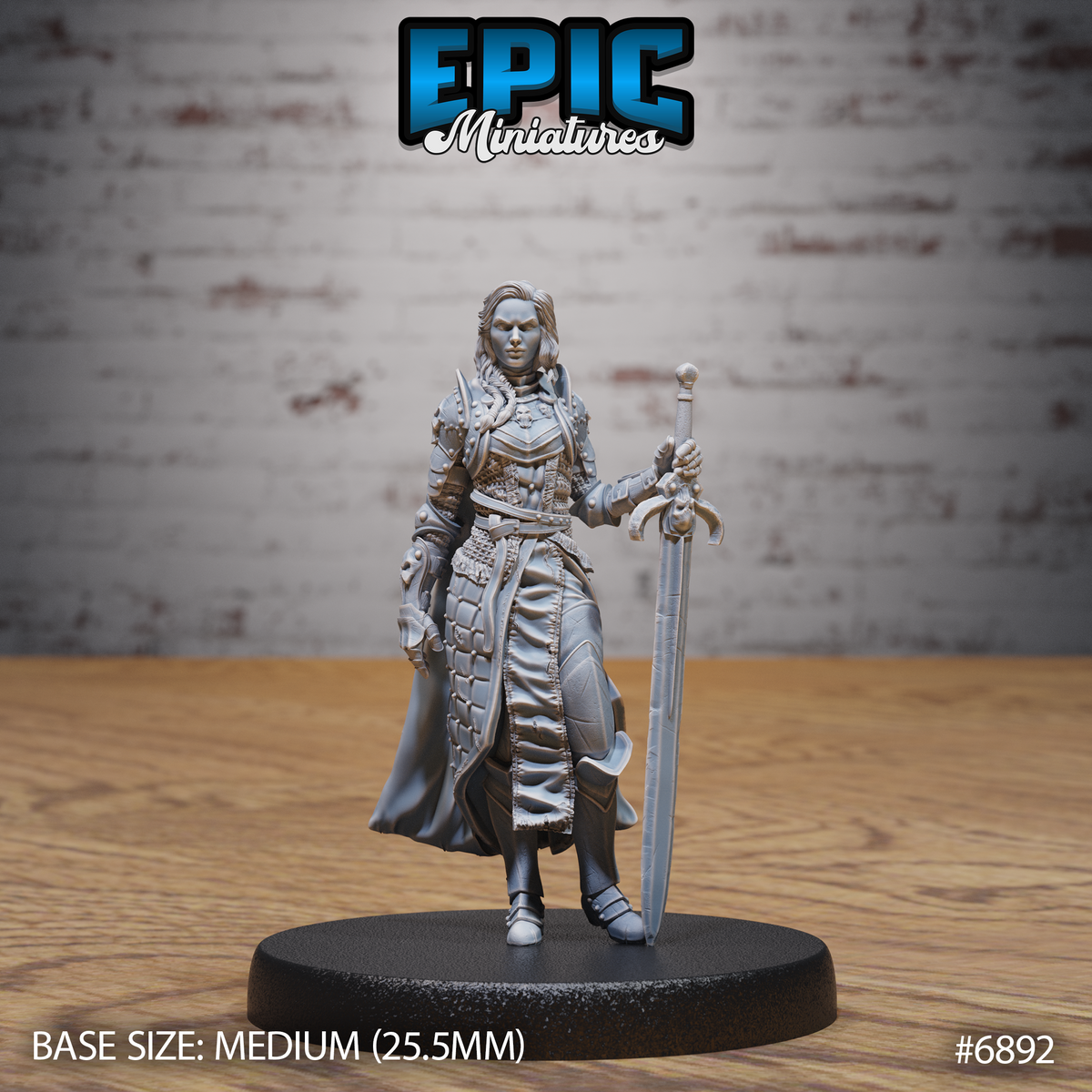 Dark Knight Lady (3 Variants Available) - Epic Miniatures