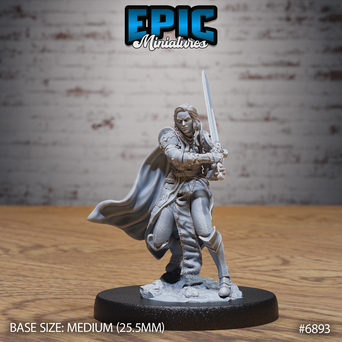 Dark Knight Lady (3 Variants Available) - Epic Miniatures