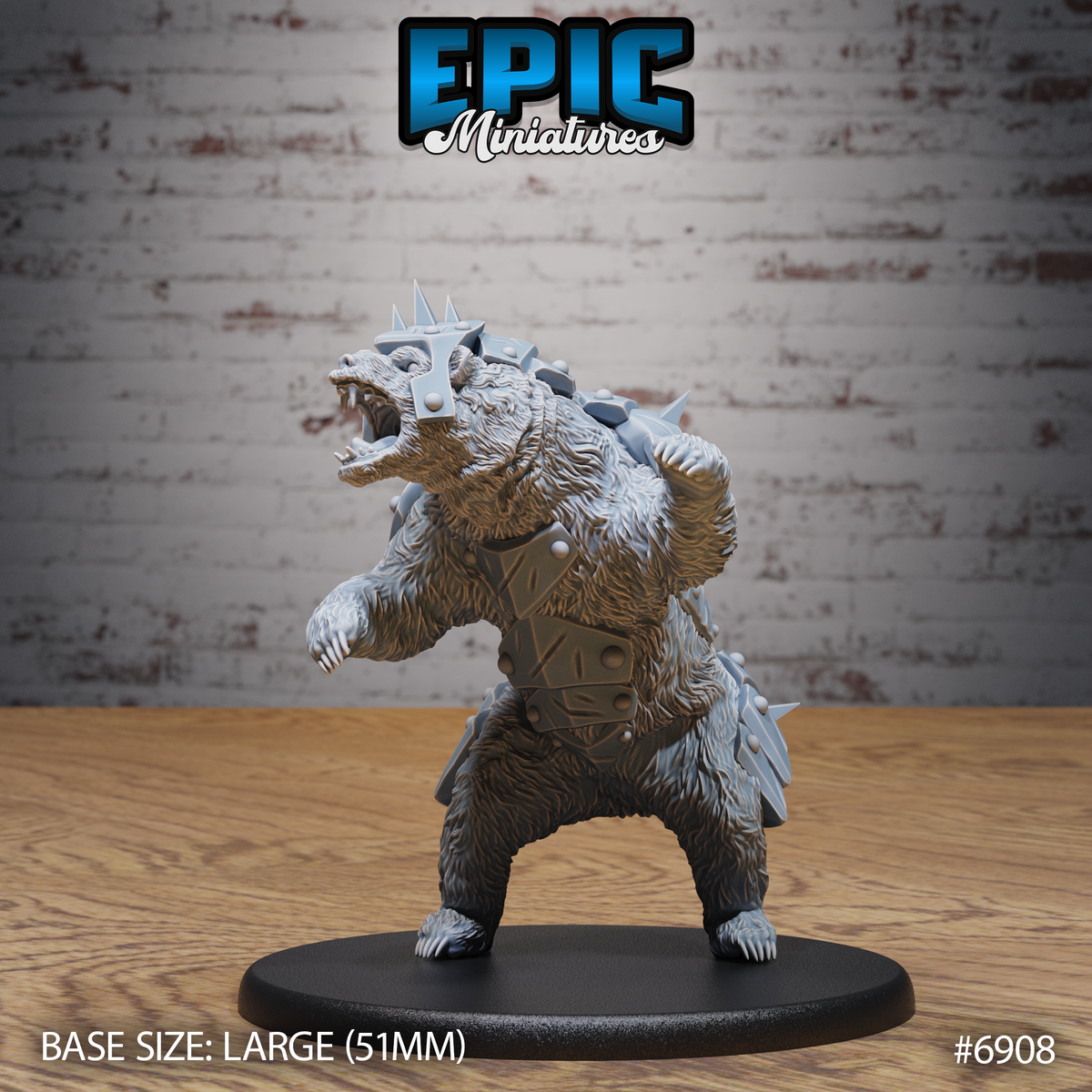 Armoured Bear (3 Variants Available) - Epic Miniatures