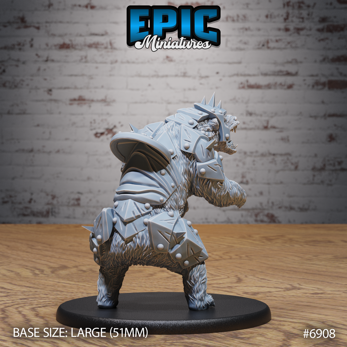 Armoured Bear (3 Variants Available) - Epic Miniatures
