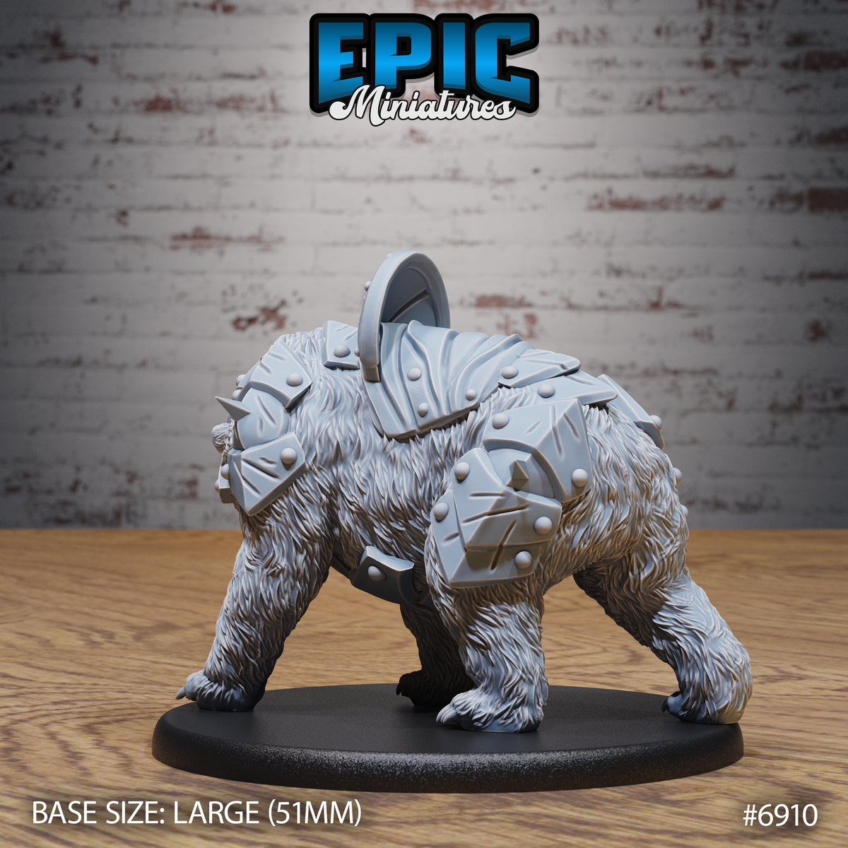 Armoured Bear (3 Variants Available) - Epic Miniatures