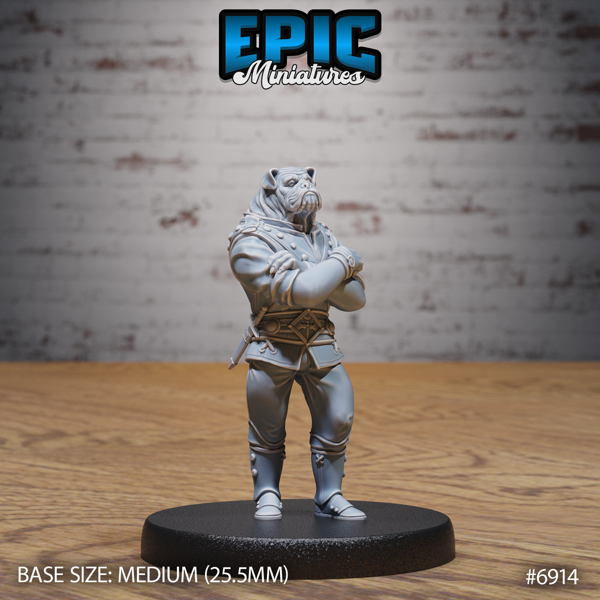 Dog Folk Noble (3 Variants Available) - Epic Miniatures