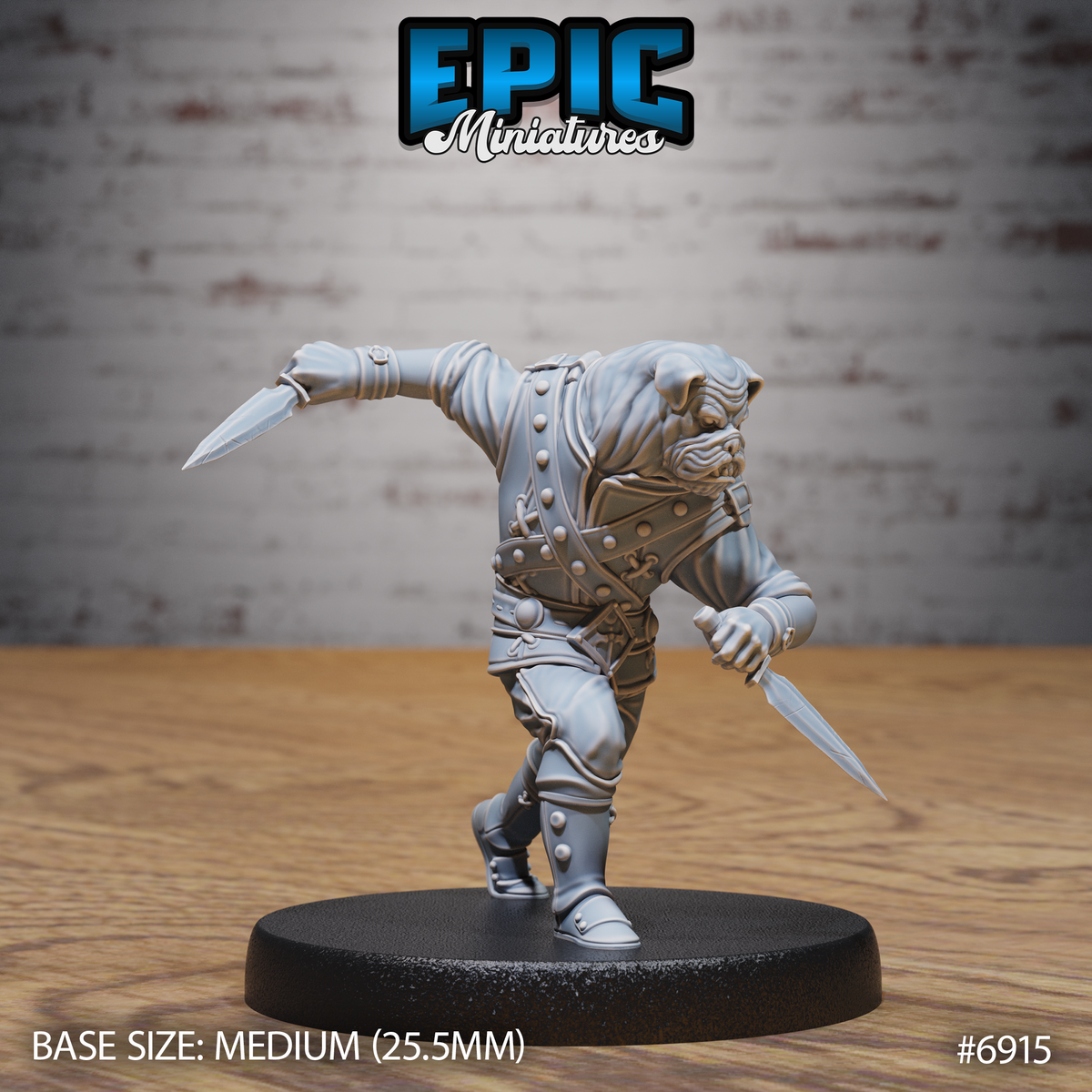 Dog Folk Noble (3 Variants Available) - Epic Miniatures