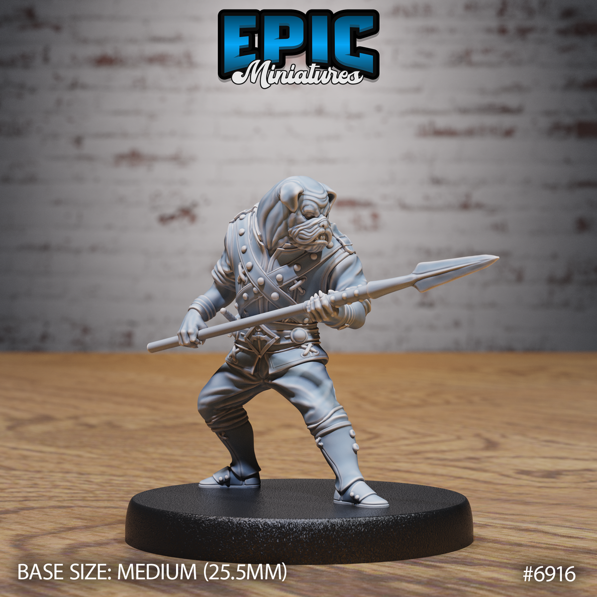 Dog Folk Noble (3 Variants Available) - Epic Miniatures