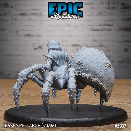Dwarf Drider, Spider-Dwarf Creature (3 Variants Available) - Epic Miniatures