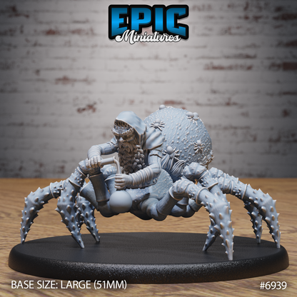 Dwarf Drider, Spider-Dwarf Creature (3 Variants Available) - Epic Miniatures