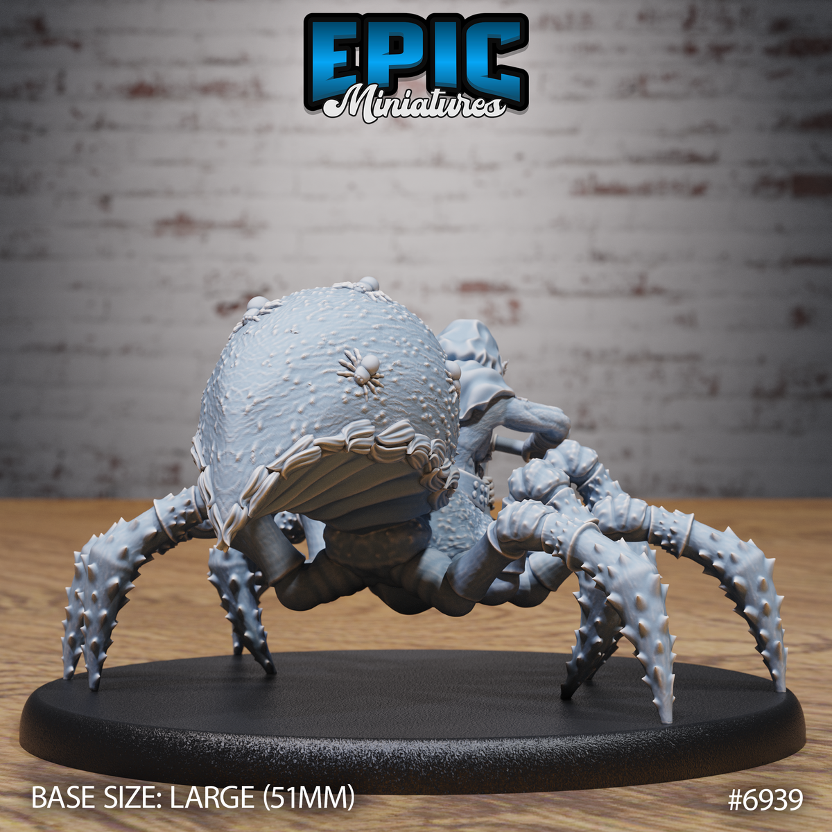 Dwarf Drider, Spider-Dwarf Creature (3 Variants Available) - Epic Miniatures