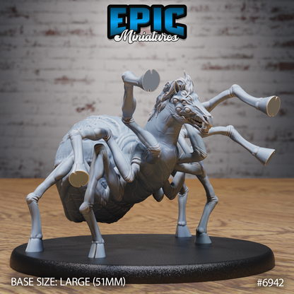 Horse Spider, Nightmare Chimera Creature (3 Variants Available) - Epic Miniatures