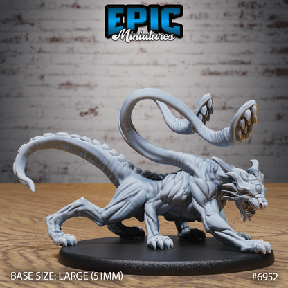 Planar Panther Beast, Tentacled Six-Legged Cat (3 Variants Available) - Epic Miniatures