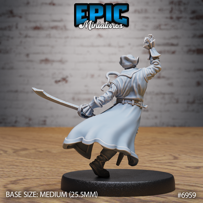 Mind Pirate Captain (3 Variants Available) - Epic Miniatures